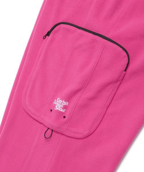 Cavish(カビシ)の「FLEECE MULTI POCKET PANTS PINK(CV2DFUPA02A)(スウェットパンツ・レディース・ピンク・LARGE/MEDIUM)」の6枚目の写真