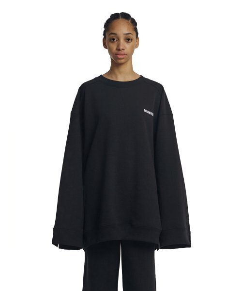 TRUNK PROJECT(トランクプロジェクト)の「Logo Sweatshirt_Black(スウェット・レディース・ブラック・LARGE/SMALL/X-SMALL)」の1枚目の写真