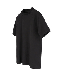 DGNAK（ディグナク）の「ラグランクロスネックTシャツ（ブラック）PF1TS0303（Tシャツ/カットソー）」