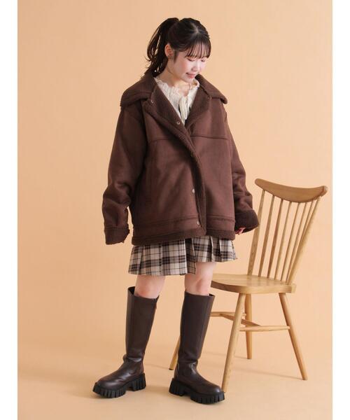 ehka sopo(エヘカソポ)の「ロングブーツ(ブーツ・レディース・ブラウン/ブラック・L/M)」の11枚目の写真