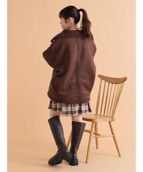 ehka sopo(エヘカソポ)の「ロングブーツ(ブーツ・レディース・ブラウン/ブラック・L/M)」の13枚目の写真