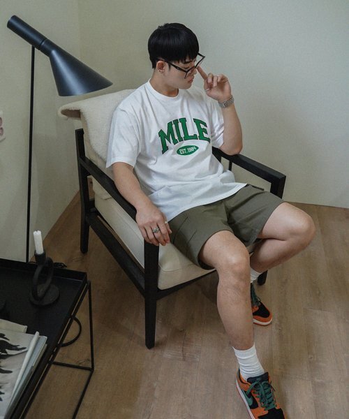 THE MILE（ザマイル）の「MILE EST GARMENTS CREW [WHITE]（Tシャツ/カットソー・メンズ・その他・SMALL/MEDIUM/LARGE/X-LARGE/X-SMALL）」の3枚目の写真