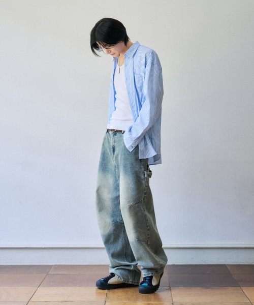 OURDAYZ（アワーデイズ）の「アッセンブルワイドバルーンデニムパンツ[ライトブルー]（デニムパンツ・レディース・その他・LARGE/MEDIUM/X-LARGE）」の7枚目の写真