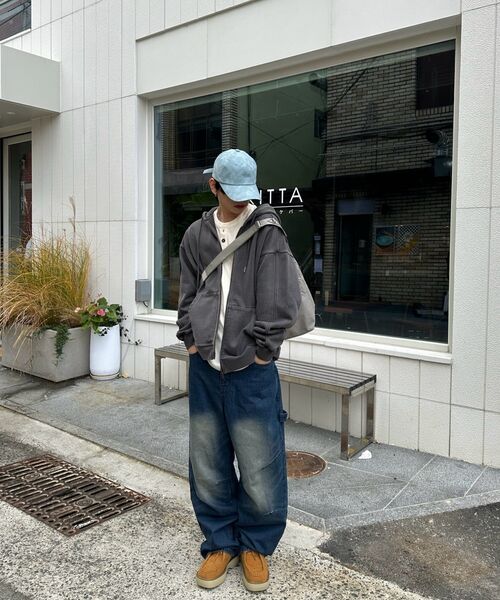 OURDAYZ（アワーデイズ）の「アッセンブルワイドバルーンデニムパンツ[ライトブルー]（デニムパンツ・レディース・その他・LARGE/MEDIUM/X-LARGE）」の19枚目の写真