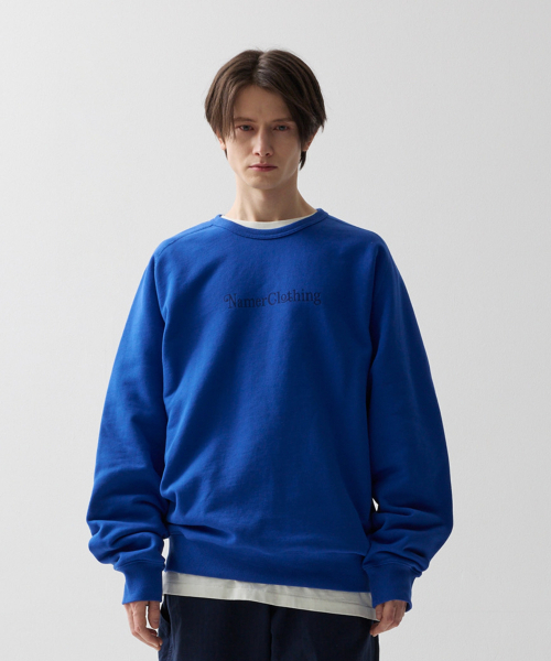 NAMERCLOTHING(ネイマークローディング)の「OFFICIAL LOGO SWEATSHIRTS BLUE(スウェット・レディース・その他・LARGE/X-LARGE/MEDIUM)」の1枚目の写真
