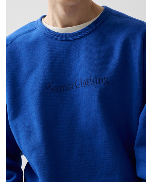 NAMERCLOTHING(ネイマークローディング)の「OFFICIAL LOGO SWEATSHIRTS BLUE(スウェット・レディース・その他・LARGE/X-LARGE/MEDIUM)」の5枚目の写真