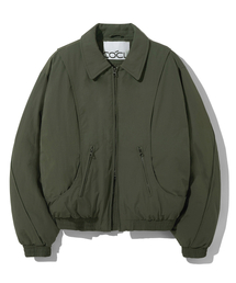 COSTUME O’CLOCK（コスチュームオクロック）の「カーブドツーウェイ航空パディングジャンパーカーキ COOSJP045KHAKI（ダウンジャケット/コート）」