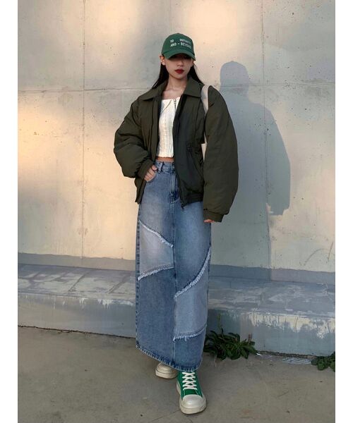 COSTUME O’CLOCK(コスチュームオクロック)の「カーブドツーウェイ航空パディングジャンパーカーキ COOSJP045KHAKI(ダウンジャケット/コート・メンズ・その他・LARGE/X-SMALL/SMALL/MEDIUM)」の16枚目の写真