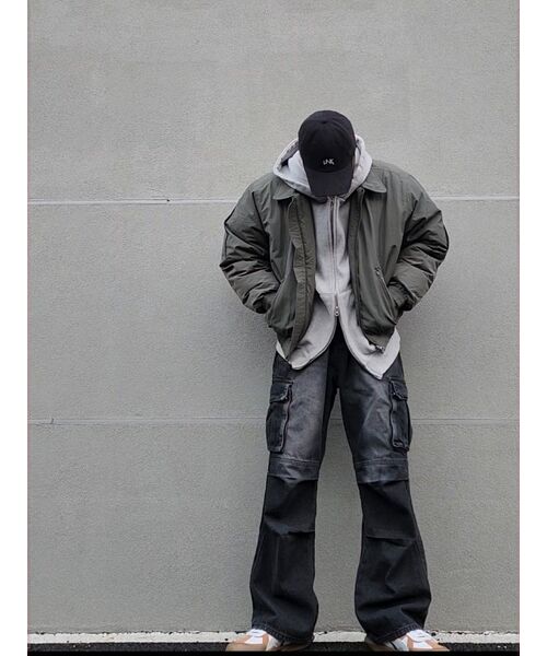 COSTUME O’CLOCK(コスチュームオクロック)の「カーブドツーウェイ航空パディングジャンパーカーキ COOSJP045KHAKI(ダウンジャケット/コート・メンズ・その他・LARGE/X-SMALL/SMALL/MEDIUM)」の18枚目の写真