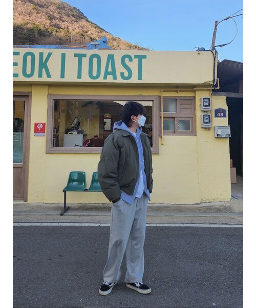 COSTUME O’CLOCK(コスチュームオクロック)の「カーブドツーウェイ航空パディングジャンパーカーキ COOSJP045KHAKI(ダウンジャケット/コート・メンズ・その他・LARGE/X-SMALL/SMALL/MEDIUM)」の8枚目の写真