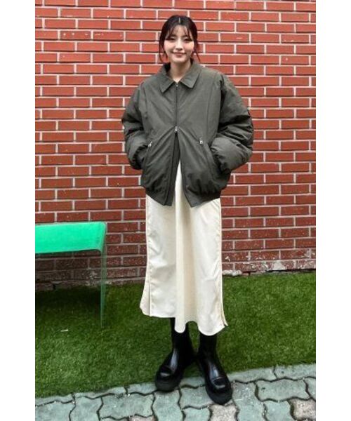 COSTUME O’CLOCK(コスチュームオクロック)の「カーブドツーウェイ航空パディングジャンパーカーキ COOSJP045KHAKI(ダウンジャケット/コート・メンズ・その他・LARGE/X-SMALL/SMALL/MEDIUM)」の11枚目の写真