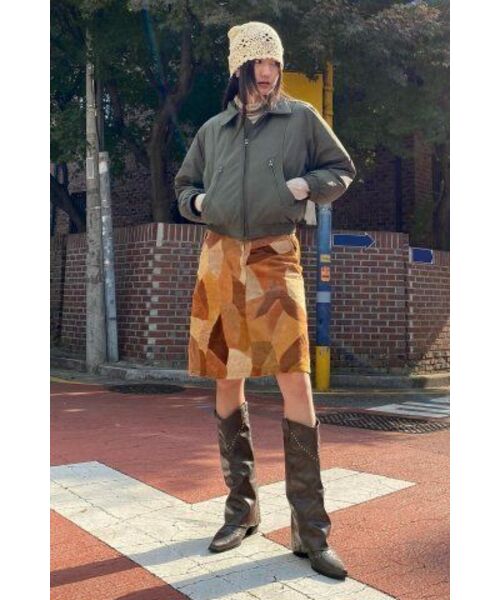 COSTUME O’CLOCK(コスチュームオクロック)の「カーブドツーウェイ航空パディングジャンパーカーキ COOSJP045KHAKI(ダウンジャケット/コート・メンズ・その他・LARGE/X-SMALL/SMALL/MEDIUM)」の2枚目の写真