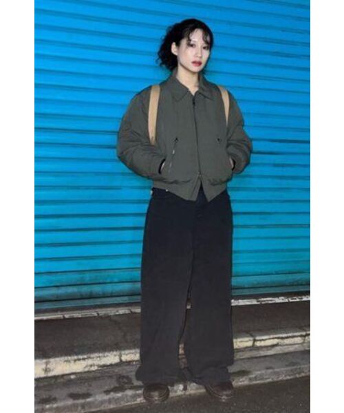 COSTUME O’CLOCK(コスチュームオクロック)の「カーブドツーウェイ航空パディングジャンパーカーキ COOSJP045KHAKI(ダウンジャケット/コート・メンズ・その他・LARGE/X-SMALL/SMALL/MEDIUM)」の3枚目の写真