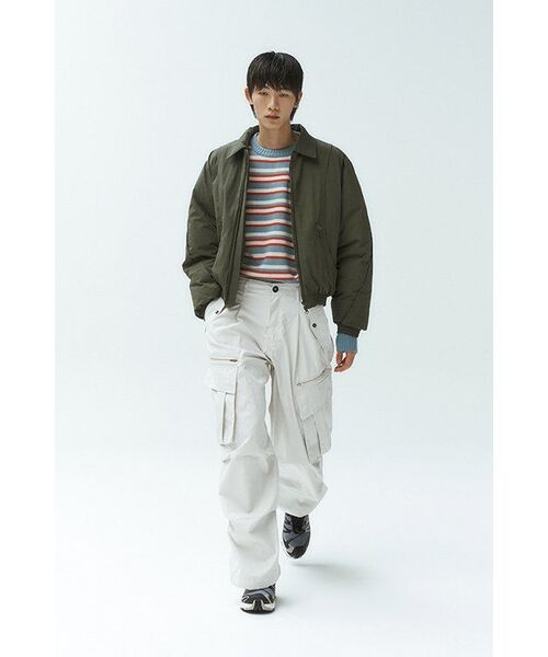 COSTUME O’CLOCK(コスチュームオクロック)の「カーブドツーウェイ航空パディングジャンパーカーキ COOSJP045KHAKI(ダウンジャケット/コート・メンズ・その他・LARGE/X-SMALL/SMALL/MEDIUM)」の6枚目の写真