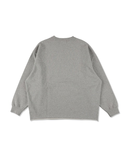 WIND AND SEA(ウィンダンシー)の「Big Sea Crewneck Sweatshirt(スウェット・メンズ・ネイビー/アッシュ・L/XL/S)」の8枚目の写真