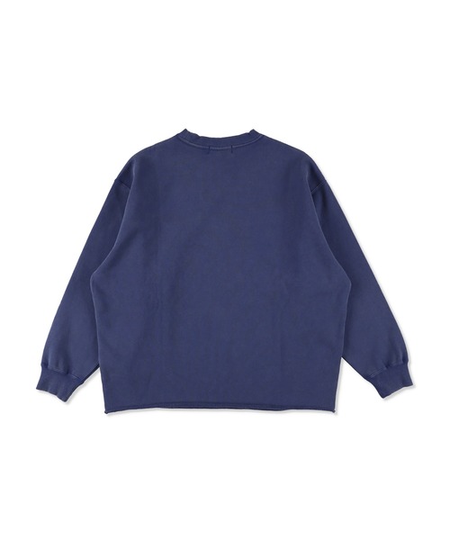 WIND AND SEA(ウィンダンシー)の「Big Sea Crewneck Sweatshirt(スウェット・メンズ・ネイビー/アッシュ・L/XL/S)」の11枚目の写真