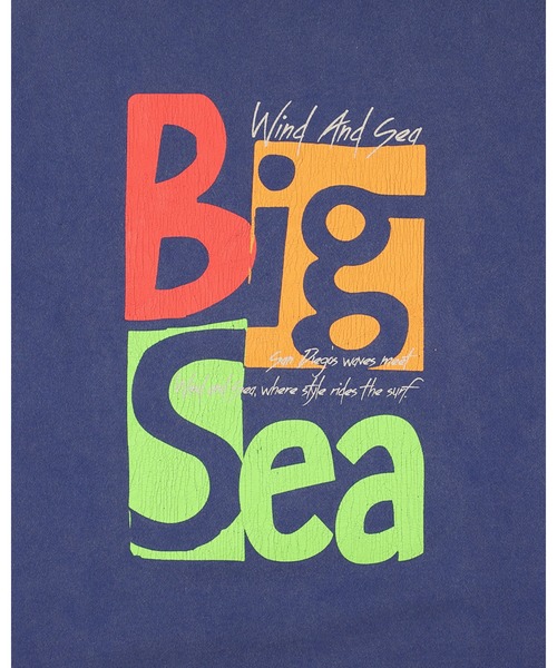 WIND AND SEA(ウィンダンシー)の「Big Sea Crewneck Sweatshirt(スウェット・メンズ・ネイビー/アッシュ・L/XL/S)」の13枚目の写真
