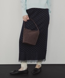 duei | 裏起毛ドット裾レーススカート(スカート)