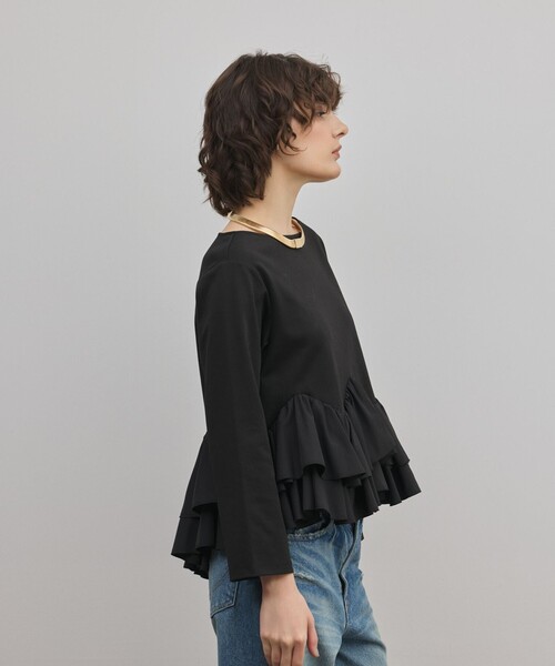 Diagram(ダイアグラム)の「タフタフリルカットトップ(Tシャツ/カットソー・レディース・ブラック/その他1・36)」の4枚目の写真