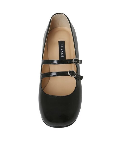 LEVASE(ルバズ)の「e.g) lou mary jane pumps-black 2cm(パンプス・レディース・その他・38/39/35/36/37/36.5/37.5/35.5/38.5)」の2枚目の写真