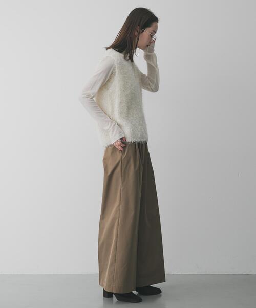 SENSE OF PLACE by URBAN RESEARCH（センスオブプレイスバイアーバンリサーチ）の「『XS/Lサイズ/WEB限定』バギーチノパンツ（チノパンツ・レディース・アイボリー/ネイビー/ベージュ・MEDIUM/LARGE/SMALL/X-SMALL）」の13枚目の写真