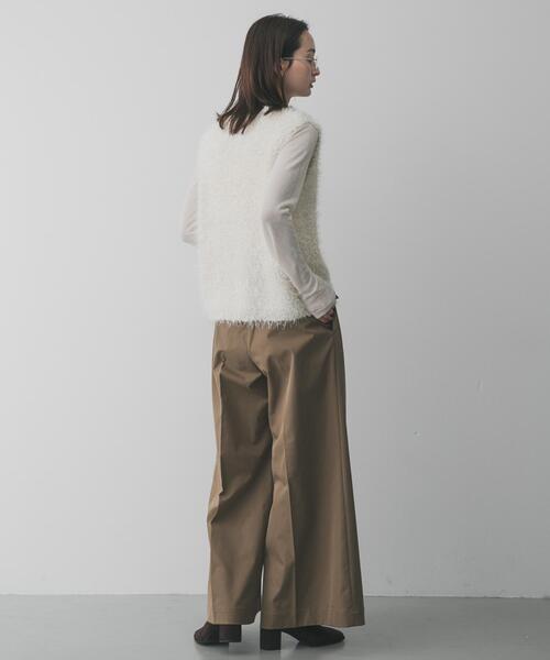 SENSE OF PLACE by URBAN RESEARCH（センスオブプレイスバイアーバンリサーチ）の「『XS/Lサイズ/WEB限定』バギーチノパンツ（チノパンツ・レディース・アイボリー/ネイビー/ベージュ・MEDIUM/LARGE/SMALL/X-SMALL）」の14枚目の写真