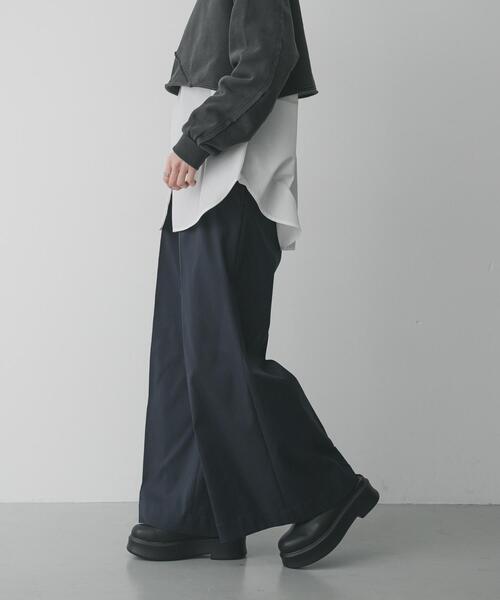 SENSE OF PLACE by URBAN RESEARCH（センスオブプレイスバイアーバンリサーチ）の「『XS/Lサイズ/WEB限定』バギーチノパンツ（チノパンツ・レディース・アイボリー/ネイビー/ベージュ・MEDIUM/LARGE/SMALL/X-SMALL）」の17枚目の写真