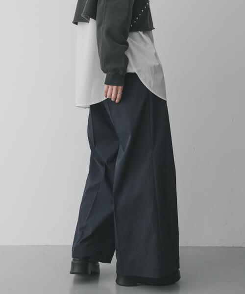 SENSE OF PLACE by URBAN RESEARCH（センスオブプレイスバイアーバンリサーチ）の「『XS/Lサイズ/WEB限定』バギーチノパンツ（チノパンツ・レディース・アイボリー/ネイビー/ベージュ・MEDIUM/LARGE/SMALL/X-SMALL）」の18枚目の写真