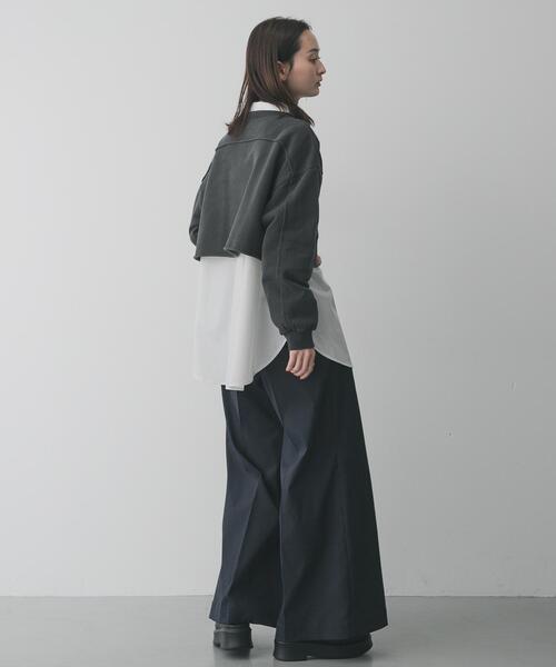 SENSE OF PLACE by URBAN RESEARCH（センスオブプレイスバイアーバンリサーチ）の「『XS/Lサイズ/WEB限定』バギーチノパンツ（チノパンツ・レディース・アイボリー/ネイビー/ベージュ・MEDIUM/LARGE/SMALL/X-SMALL）」の21枚目の写真