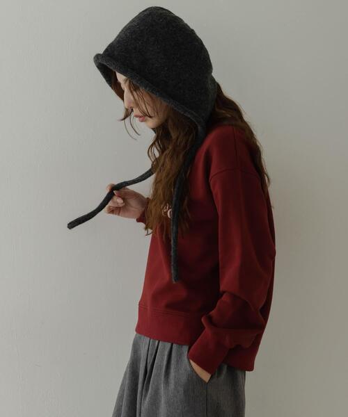 URBAN RESEARCH Sonny Label（アーバンリサーチサニーレーベル）の「メッセージロゴスウェットプルオーバー（スウェット・レディース・チャコールグレー/ブラウン系その他/オートミール・FREE）」の14枚目の写真