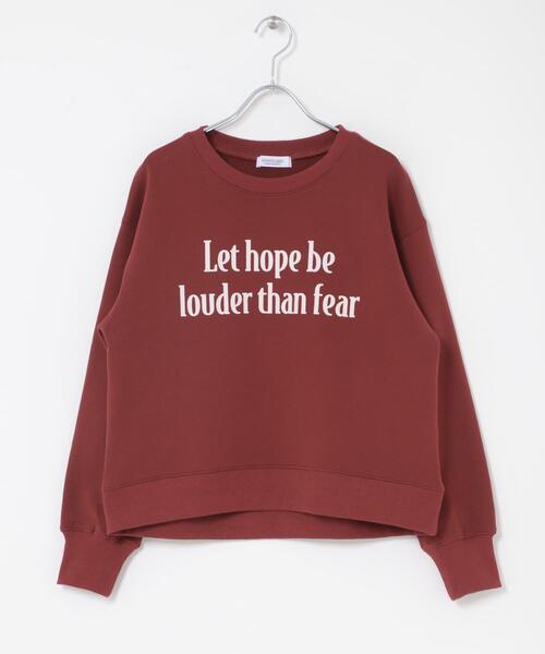 URBAN RESEARCH Sonny Label（アーバンリサーチサニーレーベル）の「メッセージロゴスウェットプルオーバー（スウェット・レディース・チャコールグレー/ブラウン系その他/オートミール・FREE）」の9枚目の写真