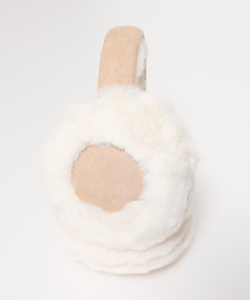 ALWAYS GOOD TIME（オルウェイズグッドタイム）の「【AGTSELECT/AGTセレクト】フェクスウェードイヤーマフ（イヤーマフ・レディース・ベージュ/チャコールグレー・FREE）」の10枚目の写真