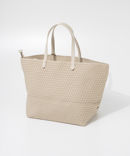 NAGHEDI（ナゲディ）の「NAGHEDI Jetsetter Large Tote ナケディ メッシュ ジェットセッター ラージ トートバッグ（トートバッグ・レディース・ブラック/クリーム・FREE）」の8枚目の写真