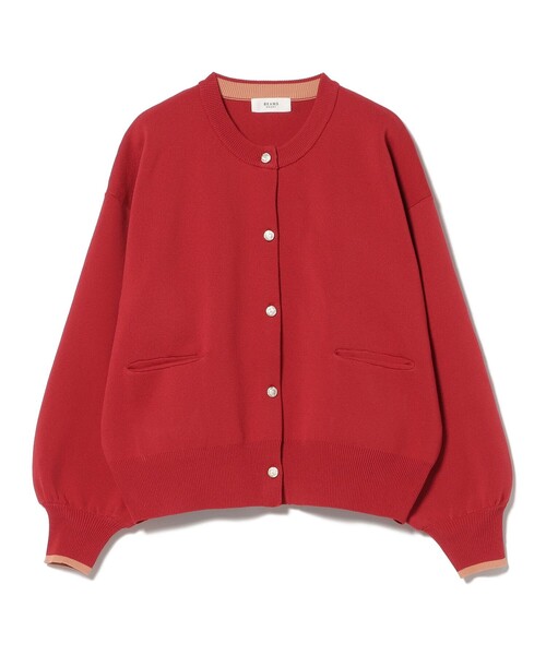BEAMS HEART（ビームスハート）の「スポンディッシュ クルー カーディガン（カーディガン/ボレロ・レディース・レッド/ネイビー/ホワイト系その他5・FREE）」の16枚目の写真