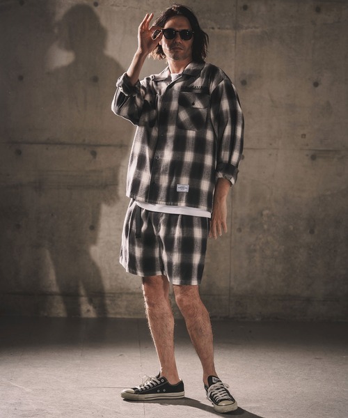WONDER WALL MOTEL（ワンダーウォールモーテル）の「ms6350-OMBRE SHIRT シャツ(26SSSH001)（シャツ/ブラウス・メンズ・ブラック/マスタード/ブルー・XL/L/M/S）」の11枚目の写真
