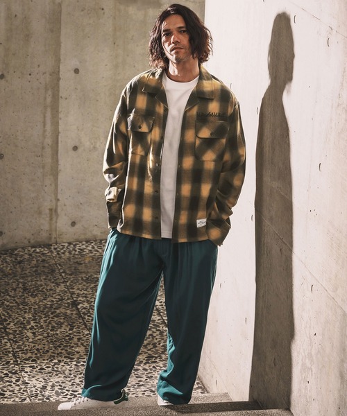 WONDER WALL MOTEL（ワンダーウォールモーテル）の「ms6350-OMBRE SHIRT シャツ(26SSSH001)（シャツ/ブラウス・メンズ・ブラック/マスタード/ブルー・XL/L/M/S）」の16枚目の写真