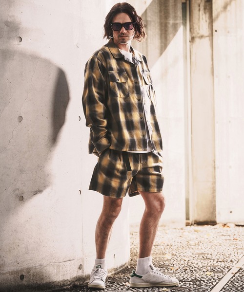WONDER WALL MOTEL（ワンダーウォールモーテル）の「ms6350-OMBRE SHIRT シャツ(26SSSH001)（シャツ/ブラウス・メンズ・ブラック/マスタード/ブルー・XL/L/M/S）」の17枚目の写真