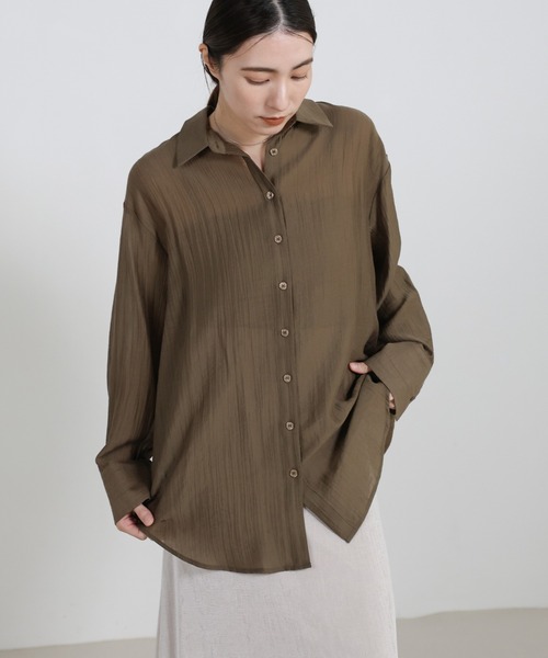 select MOCA（セレクトモカ）の「オーバーサイズワッシャーシアー