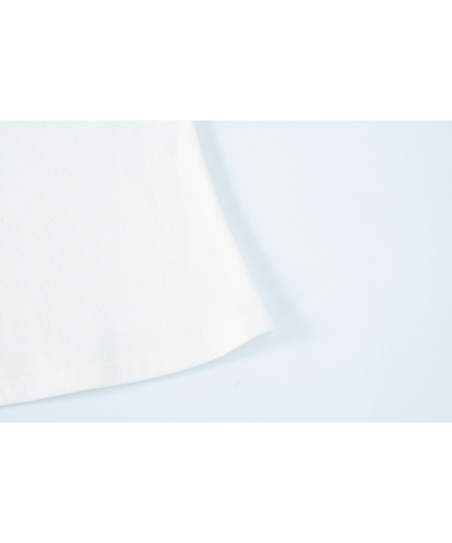 SALAD BAGUNI(サラダバグニ)の「Provocation lettering ribbed tee - white(Tシャツ/カットソー・レディース・その他・FREE)」の5枚目の写真
