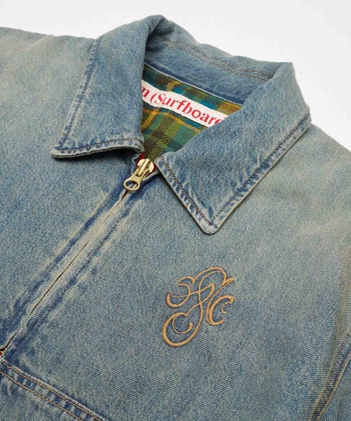 Stockholm Surfboard Club(ストックホルムサーフボードクラブ)の「Stockholm Surfboard Club/ストックホルムサーフボードクラブ デニムジャケット Denim Work Jacket(デニムジャケット・メンズ・ブルー・M/L)」の9枚目の写真