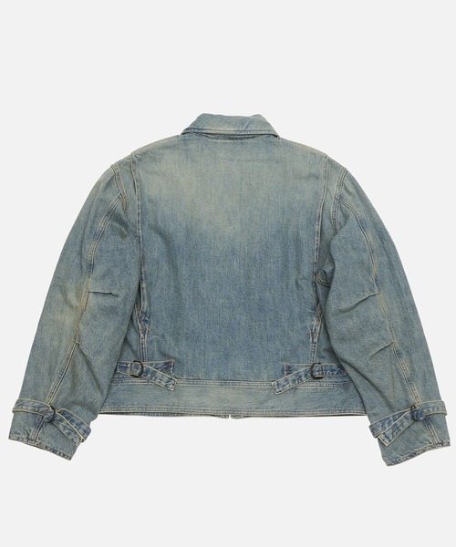 Stockholm Surfboard Club(ストックホルムサーフボードクラブ)の「Stockholm Surfboard Club/ストックホルムサーフボードクラブ デニムジャケット Denim Work Jacket(デニムジャケット・メンズ・ブルー・M/L)」の7枚目の写真
