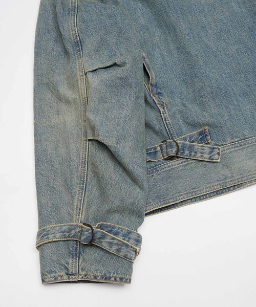 Stockholm Surfboard Club(ストックホルムサーフボードクラブ)の「Stockholm Surfboard Club/ストックホルムサーフボードクラブ デニムジャケット Denim Work Jacket(デニムジャケット・メンズ・ブルー・M/L)」の10枚目の写真