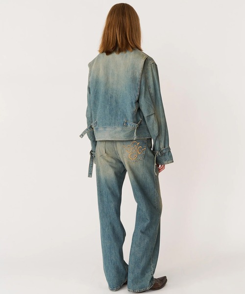 Stockholm Surfboard Club(ストックホルムサーフボードクラブ)の「Stockholm Surfboard Club/ストックホルムサーフボードクラブ デニムジャケット Denim Work Jacket(デニムジャケット・メンズ・ブルー・M/L)」の14枚目の写真