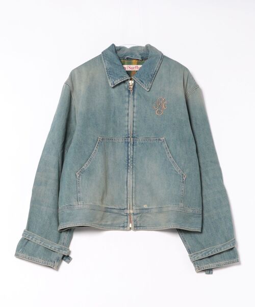 Stockholm Surfboard Club(ストックホルムサーフボードクラブ)の「Stockholm Surfboard Club/ストックホルムサーフボードクラブ デニムジャケット Denim Work Jacket(デニムジャケット・メンズ・ブルー・M/L)」の15枚目の写真