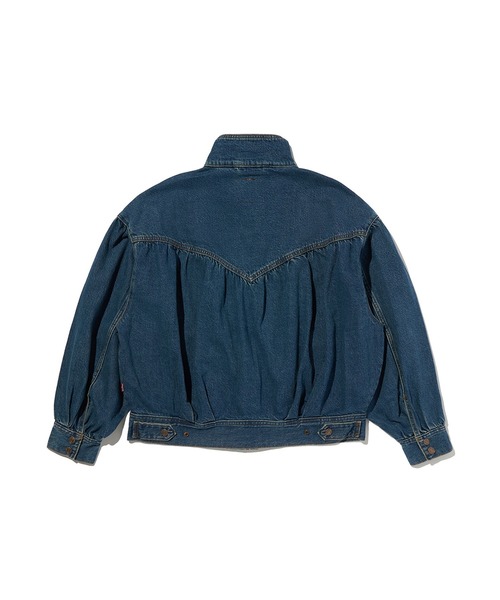 Levi's（リーバイス）の「Levi's/リーバイス ブルゾントラッカージャケット（デニムジャケット・レディース・ダークインディゴブルー・XS/S/M）」の3枚目の写真