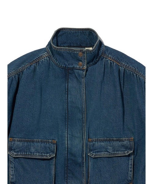 Levi's（リーバイス）の「Levi's/リーバイス ブルゾントラッカージャケット（デニムジャケット・レディース・ダークインディゴブルー・XS/S/M）」の4枚目の写真