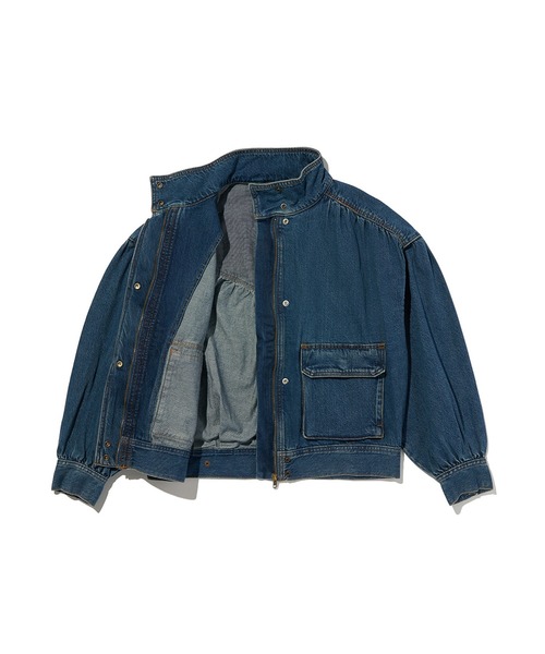 Levi's（リーバイス）の「Levi's/リーバイス ブルゾントラッカージャケット（デニムジャケット・レディース・ダークインディゴブルー・XS/S/M）」の7枚目の写真
