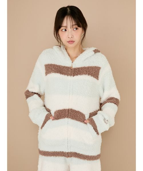 ジェラートランダムボーダーパーカ（ルームウェア/パジャマ）｜gelato