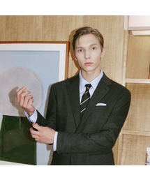 FAHRENHEIT（ファーレンハイト）の「ブレンデッドレジメンタルストライプネクタイブラウン (FHATH0104)（ネクタイ）」