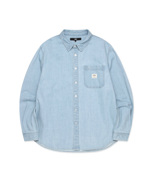 LMCの「OVERSIZED DENIM SHIRT light blue(シャツ/ブラウス・レディース・その他・S/M/L)」の1枚目の写真